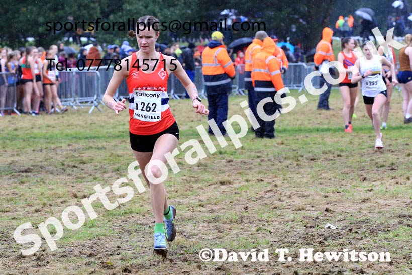 Junior Womens 2023 National Cross Country Relays, Berry Hill Park, Mansfield.  Photo: David T. Hewitson/Sports for All Pics